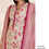 Thumbnail: ZEDZEE CLOTHING LAWN STUDIO  ZELLBURY COTTON 2PC UNSTICHED LAWN DRESS MATERIAL - DUPATTA AND TOP WHITE AND PINK COLOUR