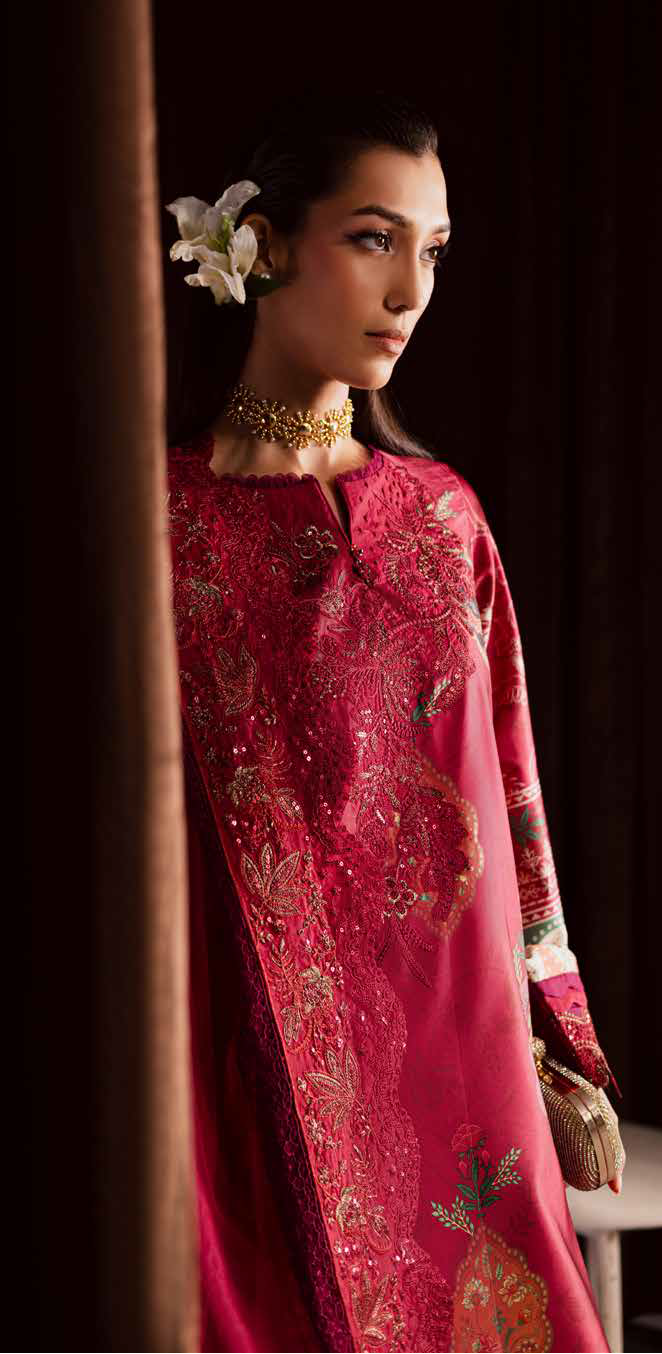 Thumbnail: NUREH THE SILK FESTIVE EDITION - S30 RED COLOUR
