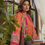 Thumbnail: RANG PASAND BY GULLJEE 3 PC UN-STITCHED LAWN DRESS MATERIAL ORANGE - A4