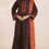 Thumbnail: ZELLBURY COTTON 2PC UNSTICHED LAWN DRESS MATERIAL - DUPATTA AND TOP BLACK-ORANGE