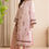 Thumbnail: ZELLBURY SIGNATURE 3PC UNSTICHED EMBROIDERED LAWN DRESS MATERIAL PINK