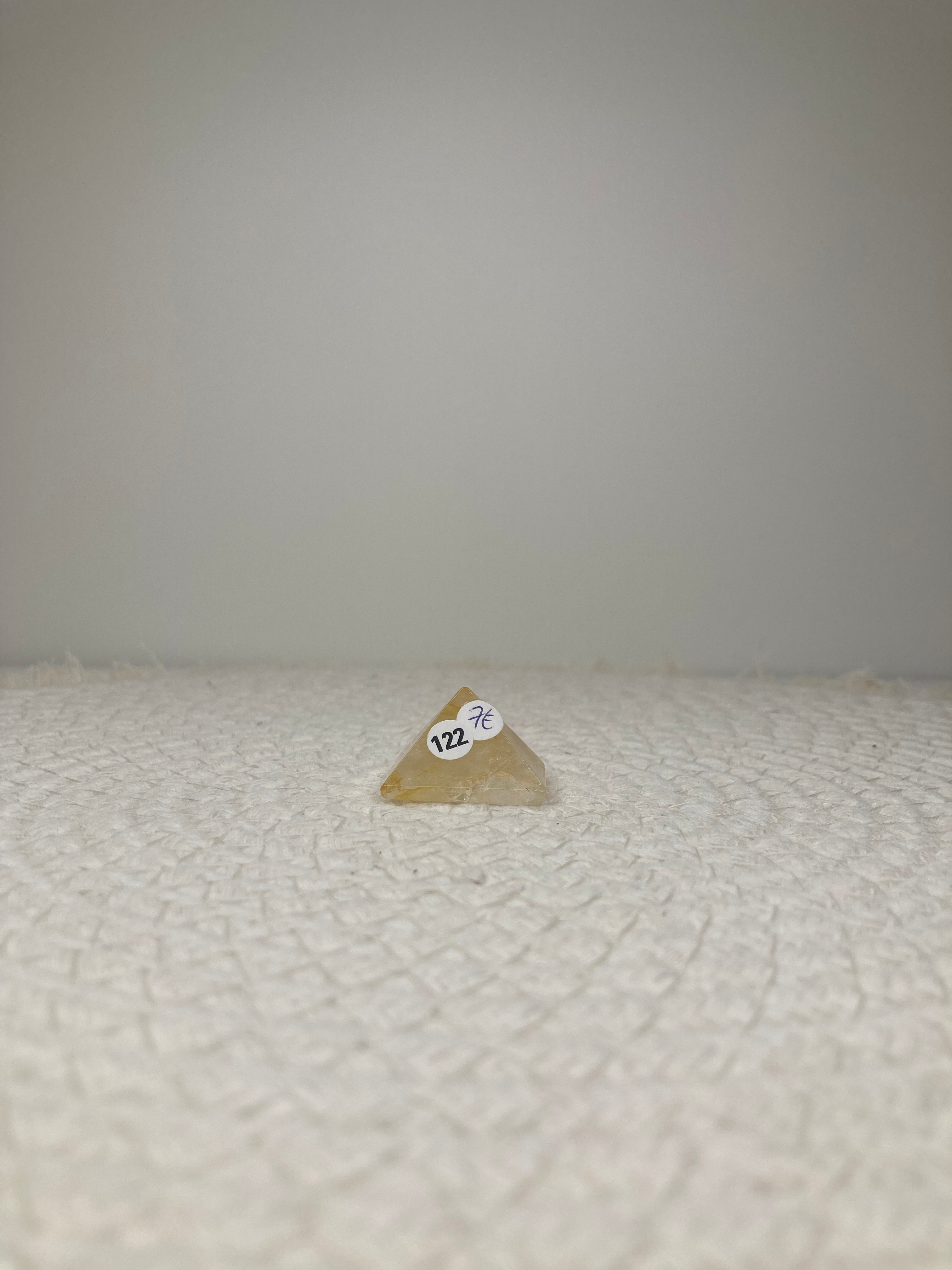 Quartz hématoïde jaune #122 à #125