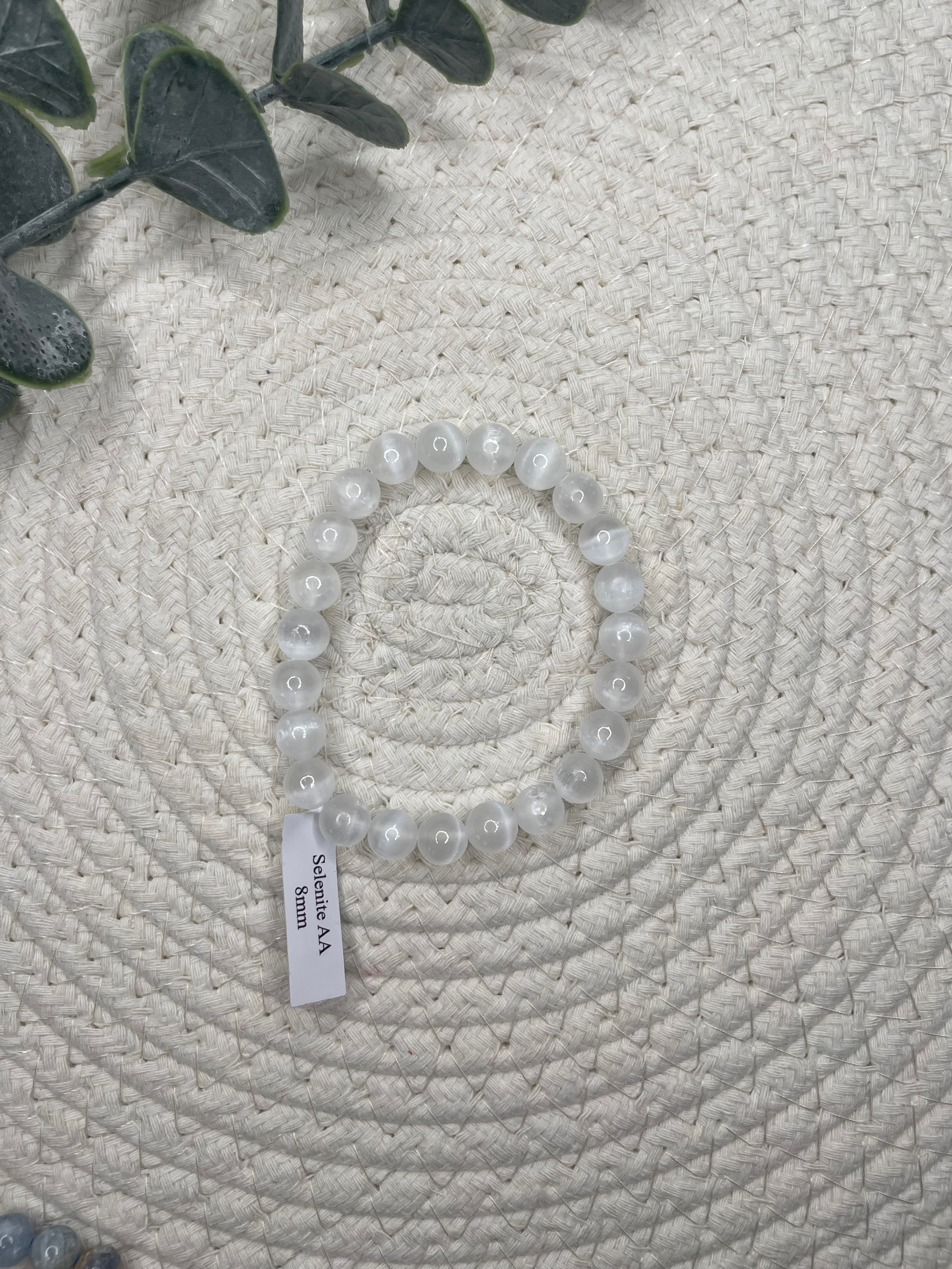 Bracelet en sélénite 8mm