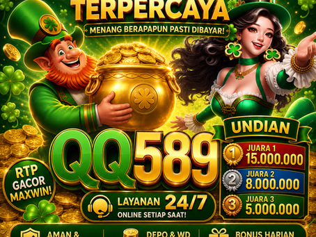 Promo QQ589 situs slot terpercaya dengan layanan 24/7, RTP gacor maxwin, dan undian hadiah jutaan rupiah.