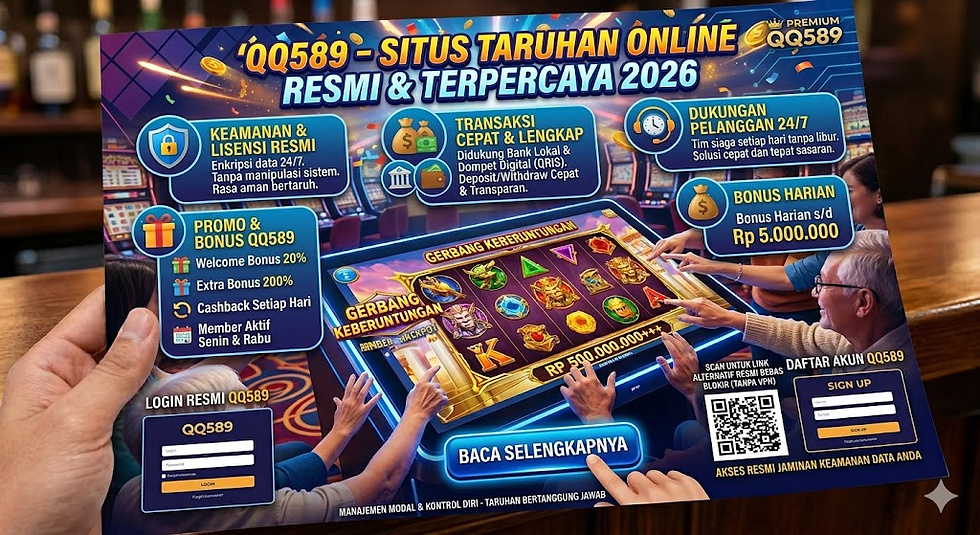 QQ589 situs slot online resmi terpercaya 2026 dengan sistem keamanan enkripsi data tinggi dan layanan pelanggan 24 jam