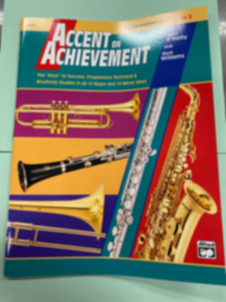 Accent on Achievement: Alto Saxophone Book 3