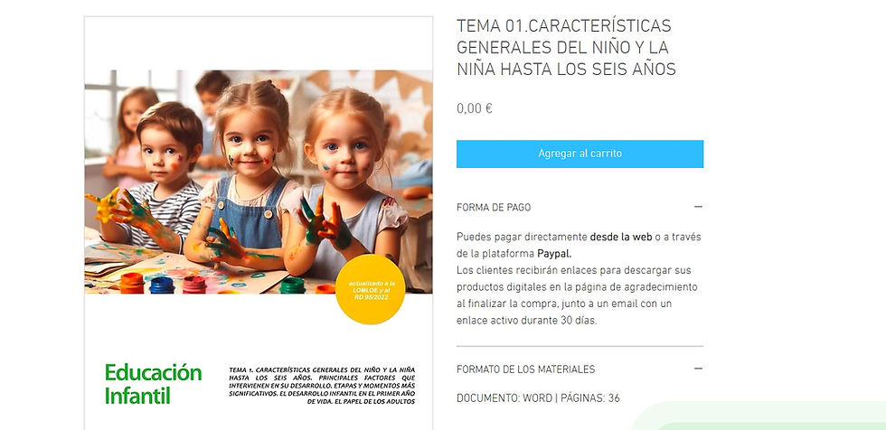 Temario Oposiciones Educación Infantil
