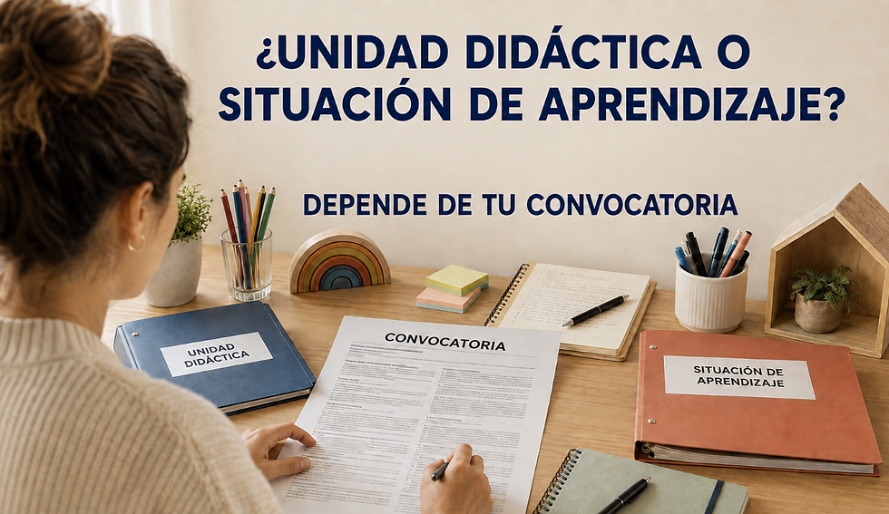 ¿Han desaparecido las unidades didácticas de las oposiciones de Educación Infantil?