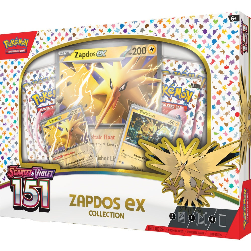 Pokemon 151 Zapdos ex Collection box