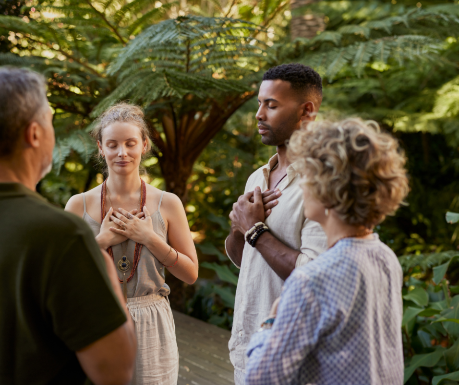 Group at church retreat resting and reconnecting, plan a healing retreat for your church, schedule your free planning call today