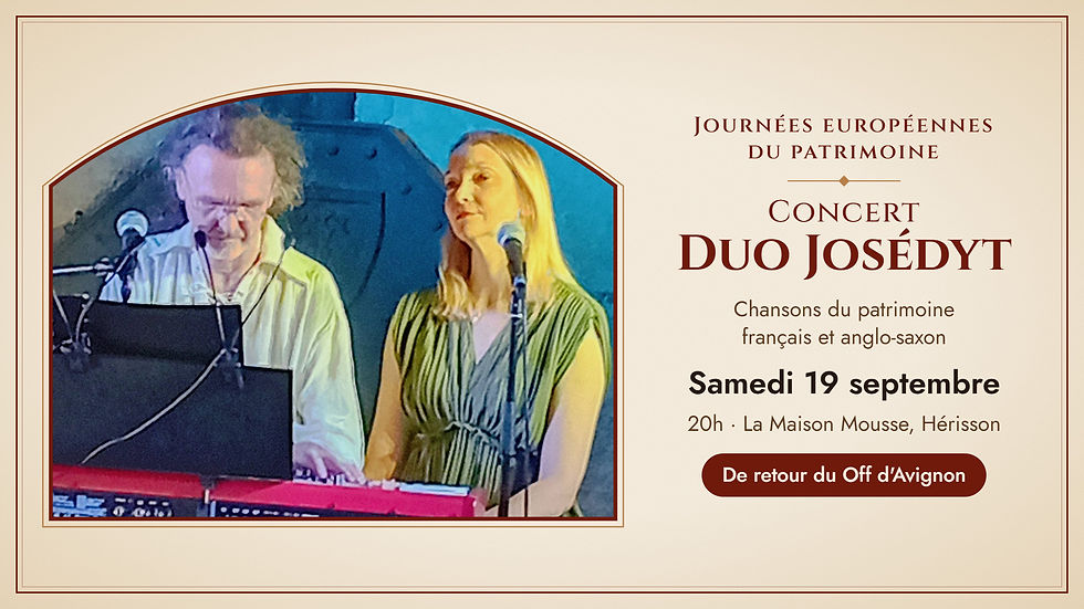 Le duo JOSÉDYT (José Gurdak et Edyt Fortin)