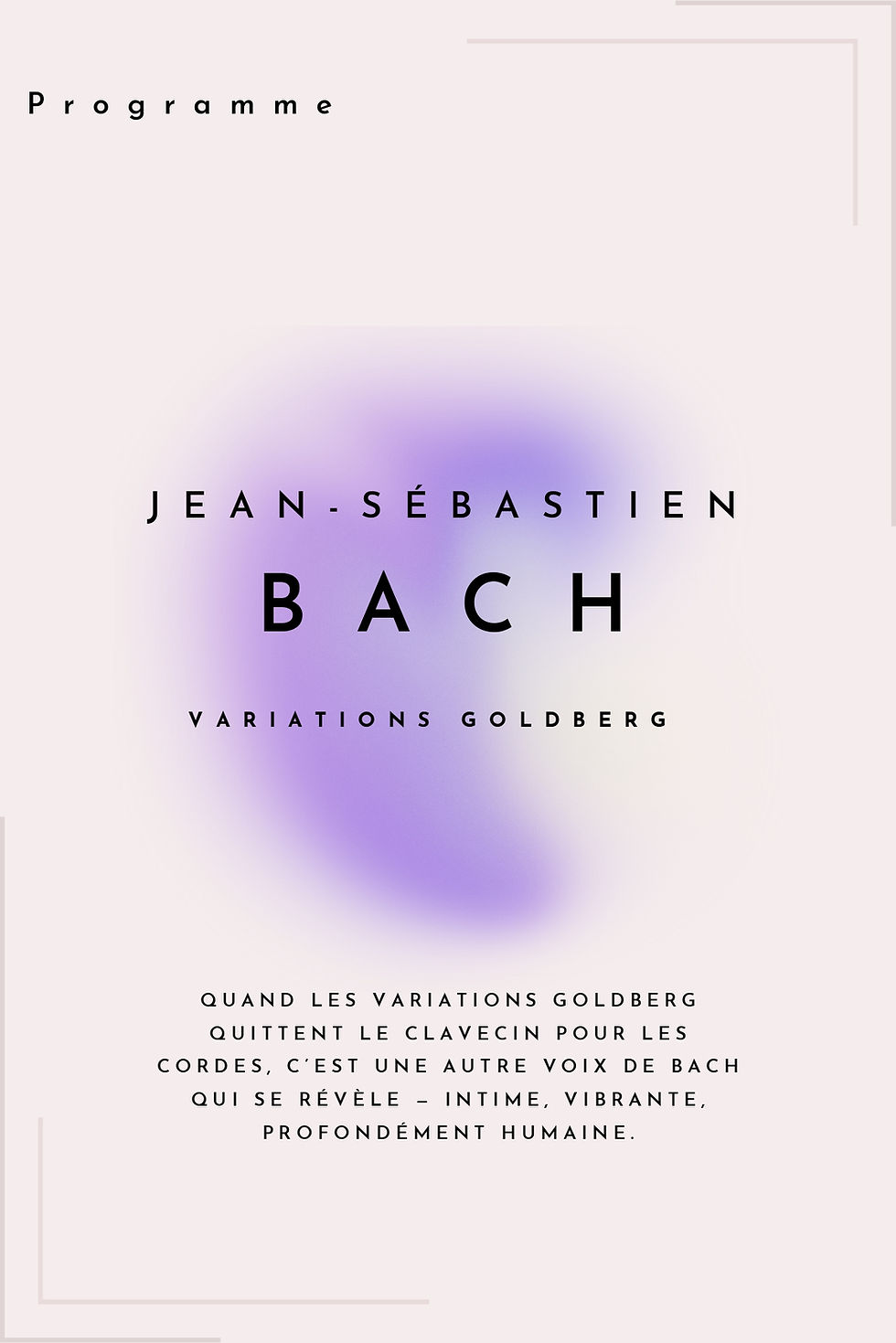 Variations Goldberg-Trio Agapé