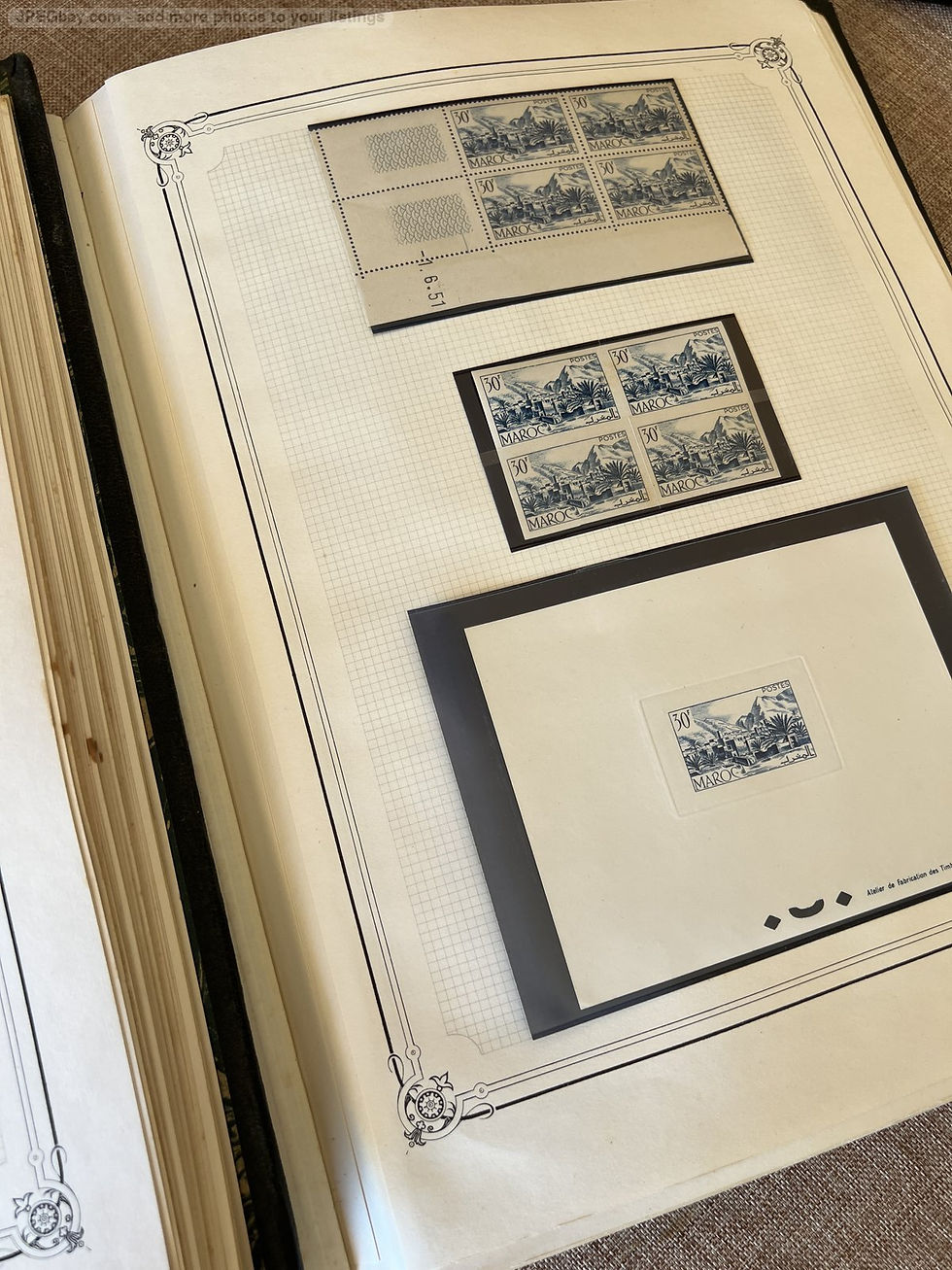 Miniature : Lot 1523 - (Colonies) : MAROC Collection (blocs, non dentelés, épreuves,...)+++