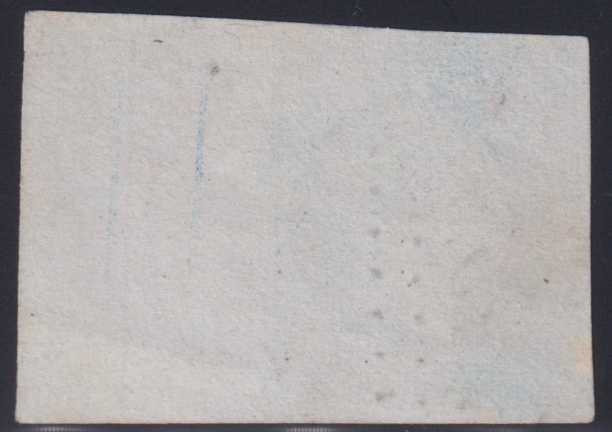 Miniature : Lot 1745 - n°14Ai Napoléon 20c bleu FILET D'ENCADREMENT obl. pc TB - Signé
