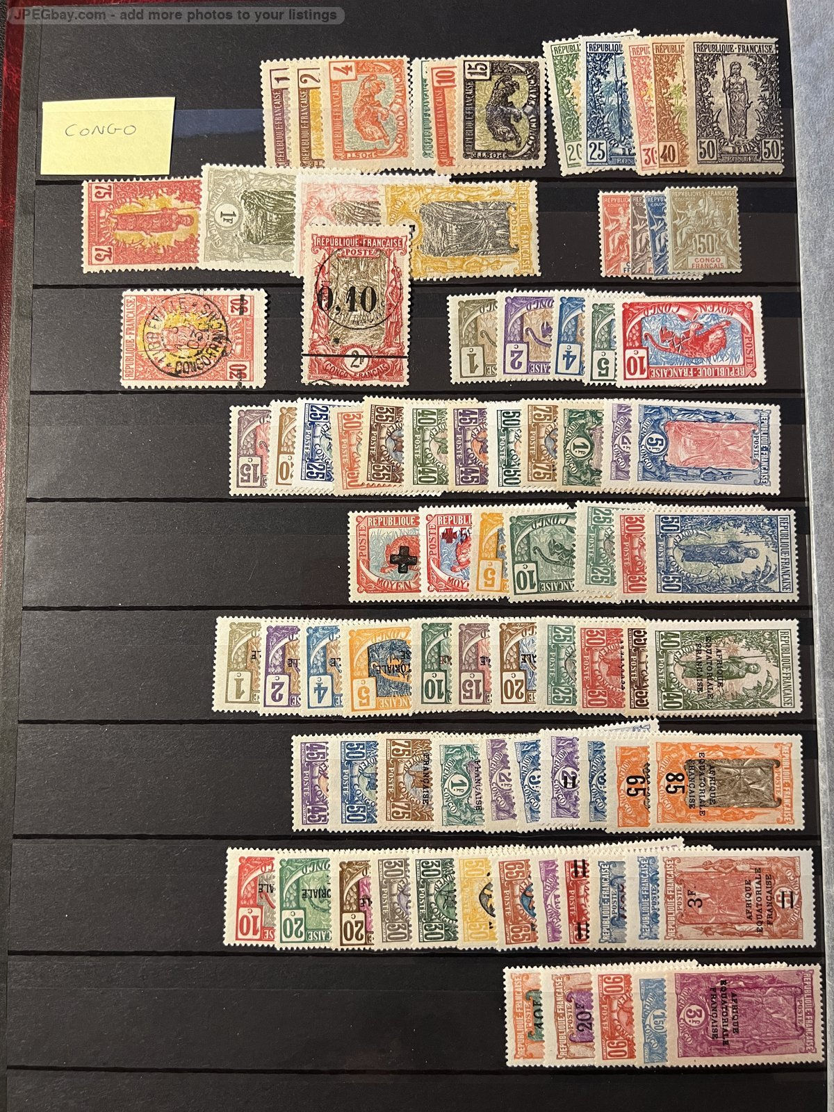 Lot 980 - (Colonies) Afrique (Comores, Congo,Cote d'Ivoire, etc.) dt bonnes val