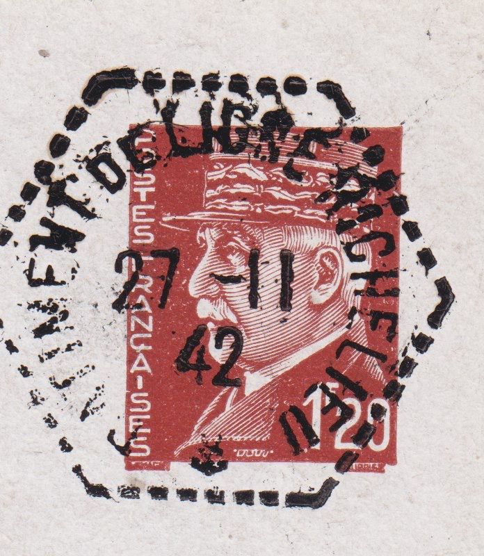 Miniature : Lot 1637 - PA militaire n°1 s/ carte postale avec entier RARE TB - Signée Calves