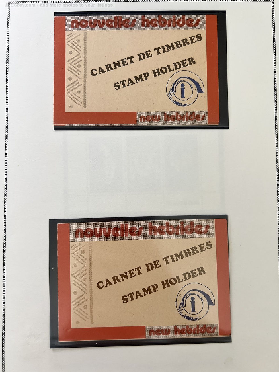 Miniature : Lot 1821 - Collection NOUVELLES HÉBRIDES 1908-1979 pres. complet ** (Poste/Taxe)