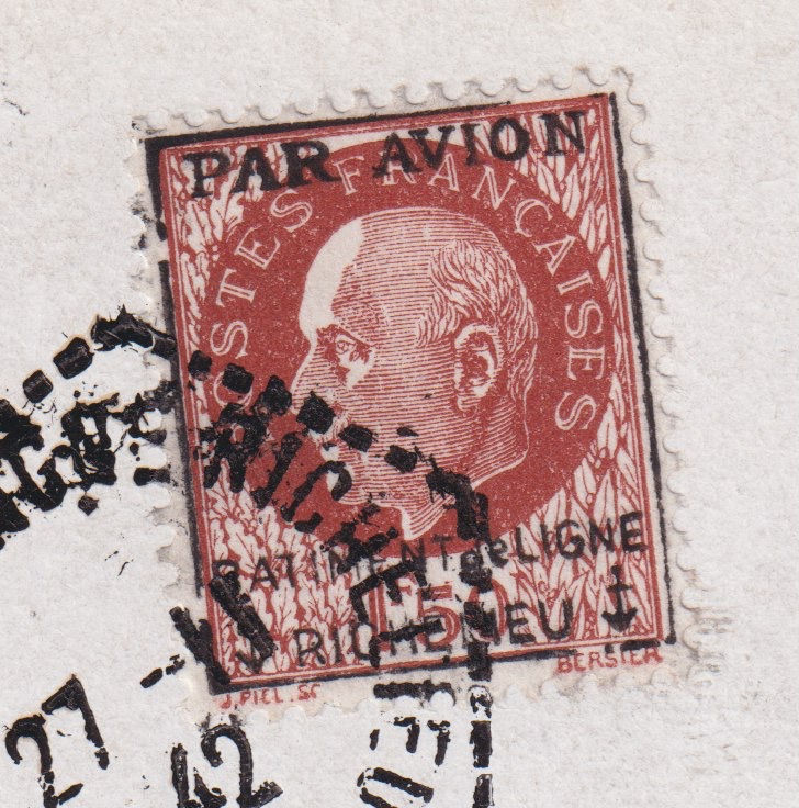 Miniature : Lot 1637 - PA militaire n°1 s/ carte postale avec entier RARE TB - Signée Calves