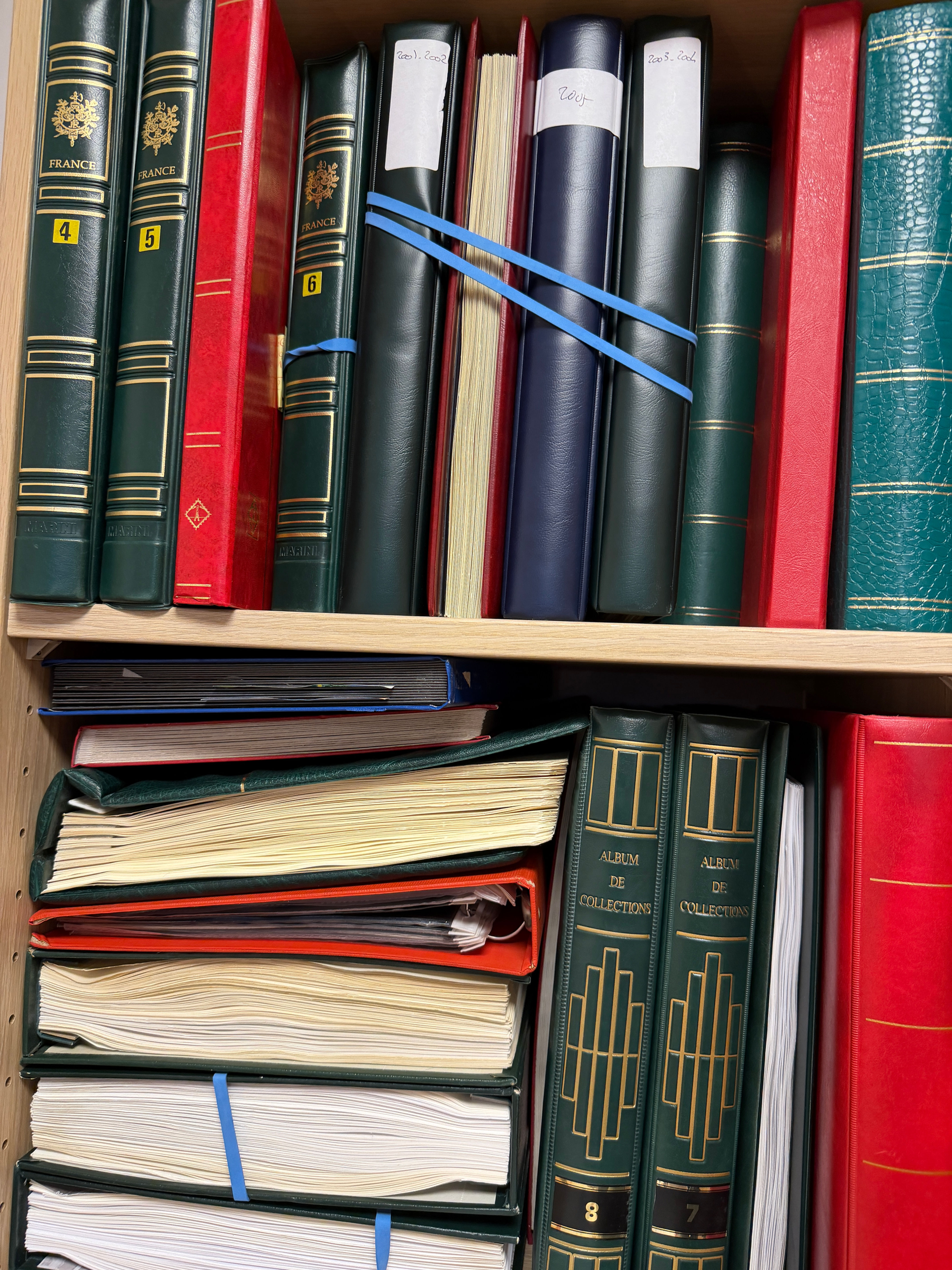 Lot 1090 - (FACIALE) Moderne timbres en euros et francs TOTAL 8033 EUROS