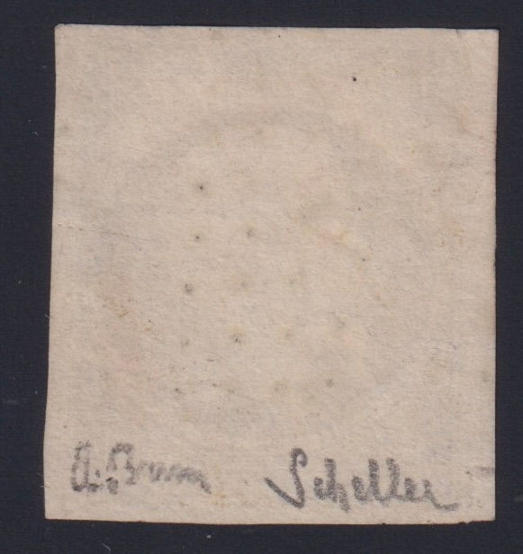 Miniature : Lot 1754 - n°9a Napoléon 10c BISTRE-BRUN oblitéré pc GRANDES MARGES - Signé x2