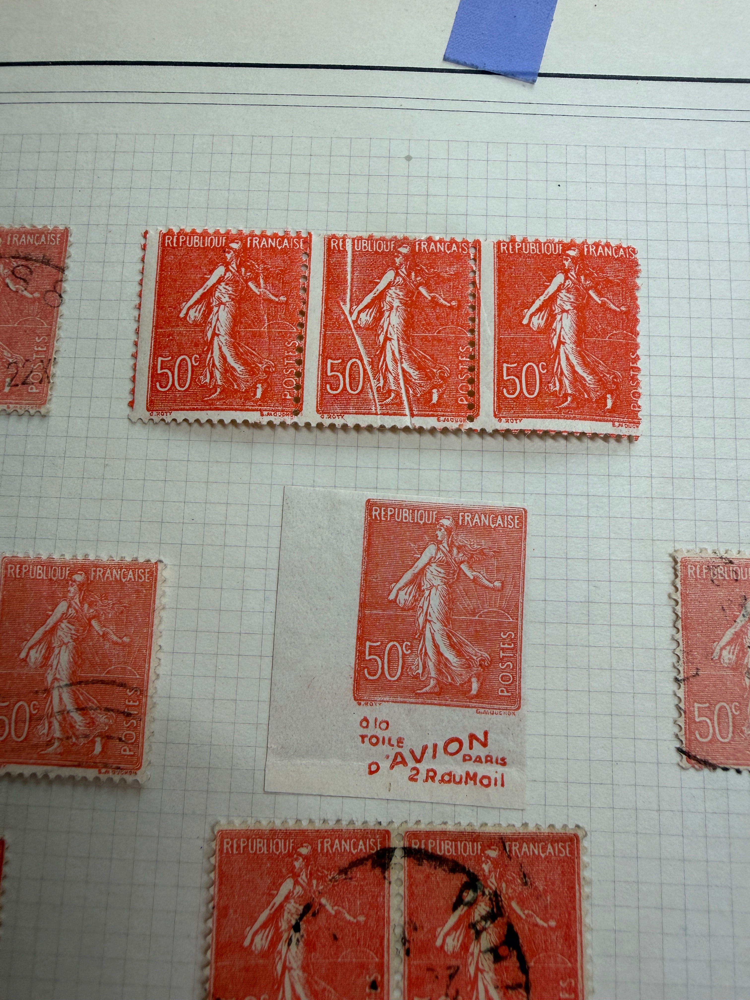Lot 1833 - Collection FRANCE 1 gros album dt VARIÉTÉS 1849-1960