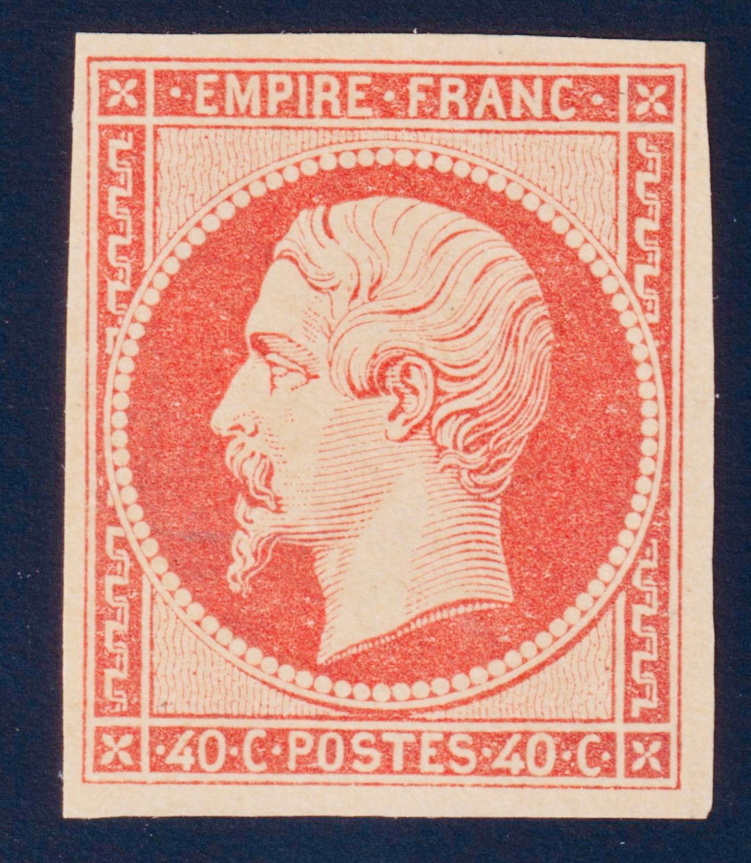Lot 1799 - n°16d Napoléon 40c TIRAGE ARTS ET MÉTIERS neuf(*) RARE TB - Certif.