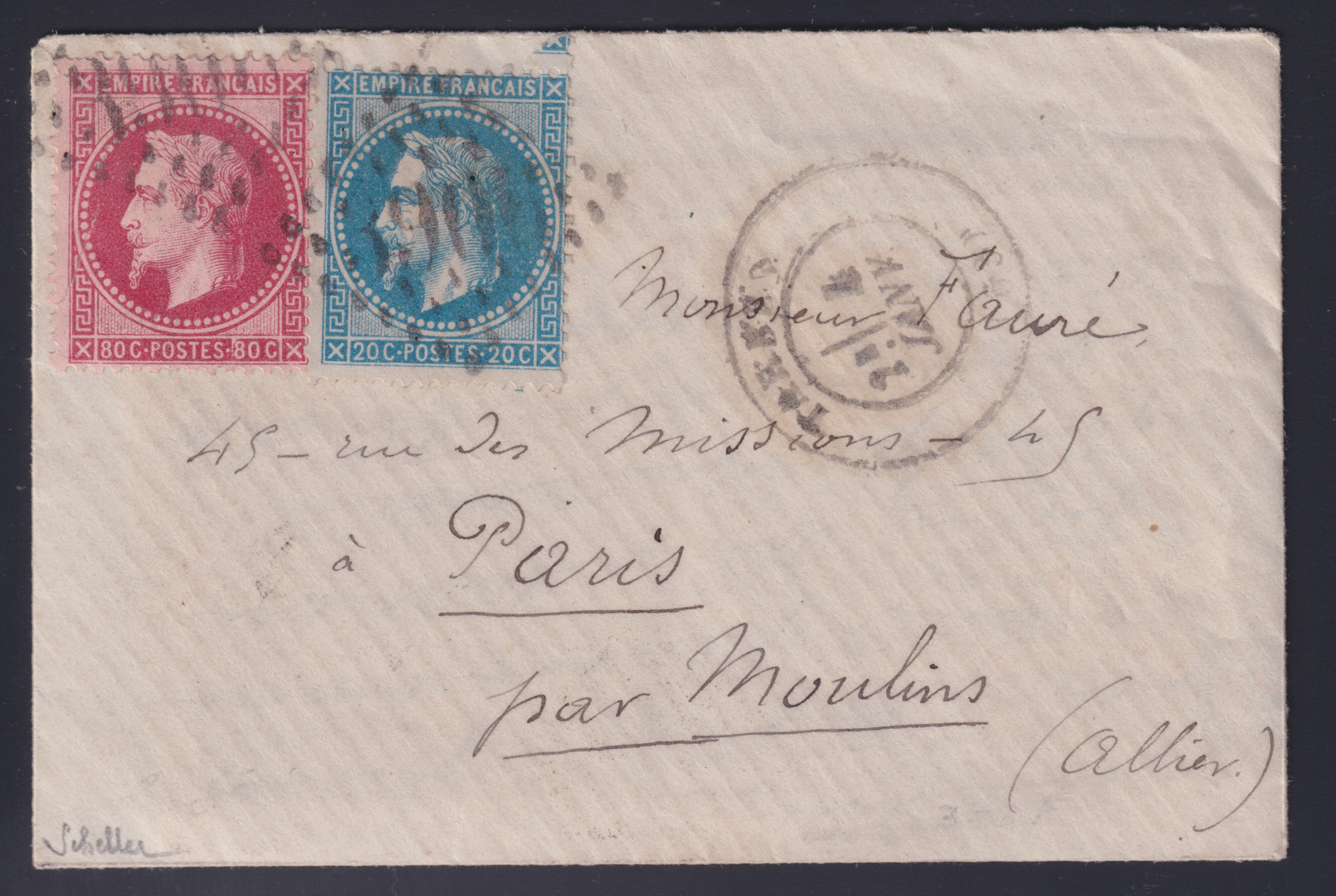 Lot 1050 - Superbe Boule de Moulins n°29B + 32 très frais SUP - Signée Scheller