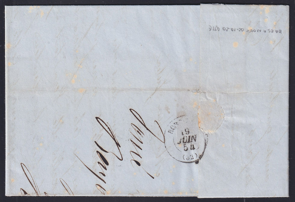 Thumbnail: Lot 1302 - n°15 Napoléon 25c bleu variété DE LA COURCELLES R.R. CDF - Signée