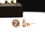 Thumbnail: 9-carat Rose Cubic Zirconia Stud Earrings