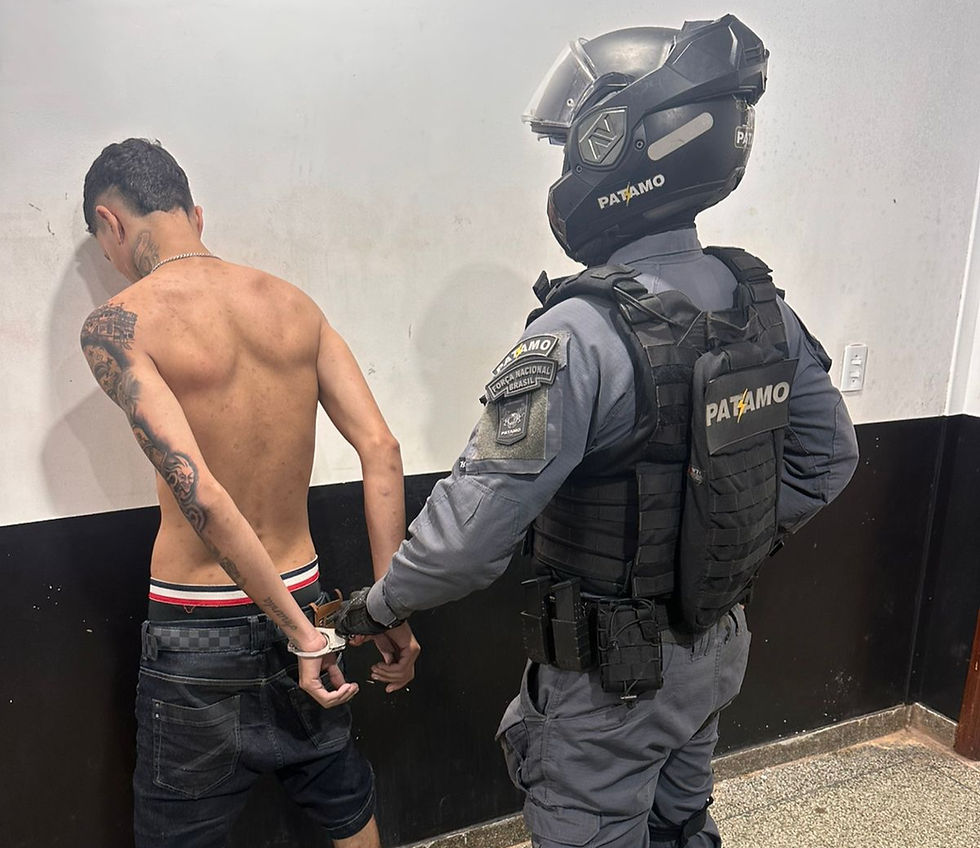 Motociclista é preso com drogas e confessa tráfico por delivery durante abordagem da Patamo em Macapá