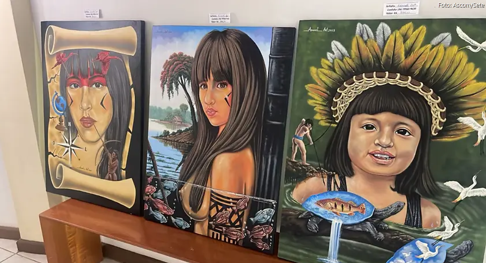 Exposição ″Mestres dos Pinceis″ acontece na Casa do Artesão Amapaense