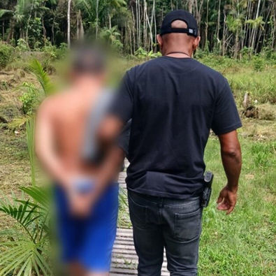Polícia Civil prende homem investigado por estupro de vulnerável contra enteada em Santana