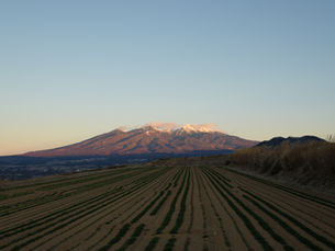 うっすら雪化粧の八ヶ岳