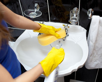bathroom cleaning