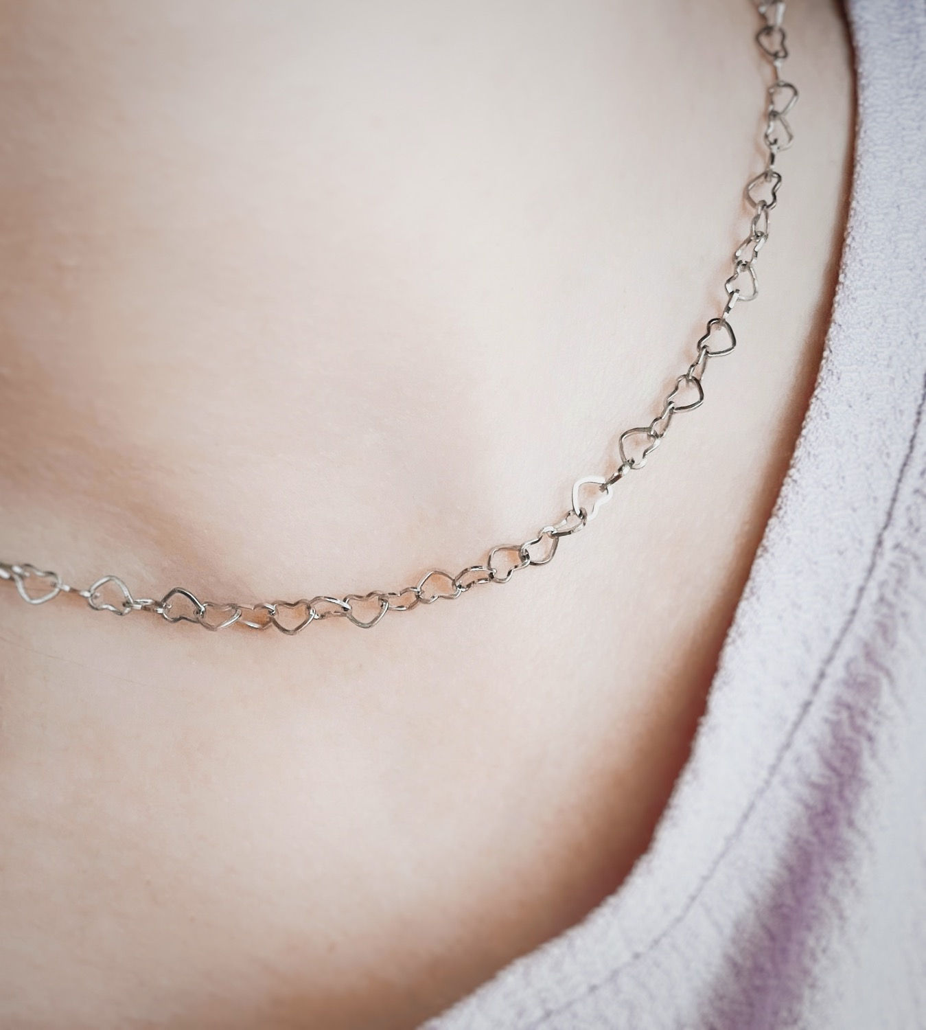 collier "coeurs"