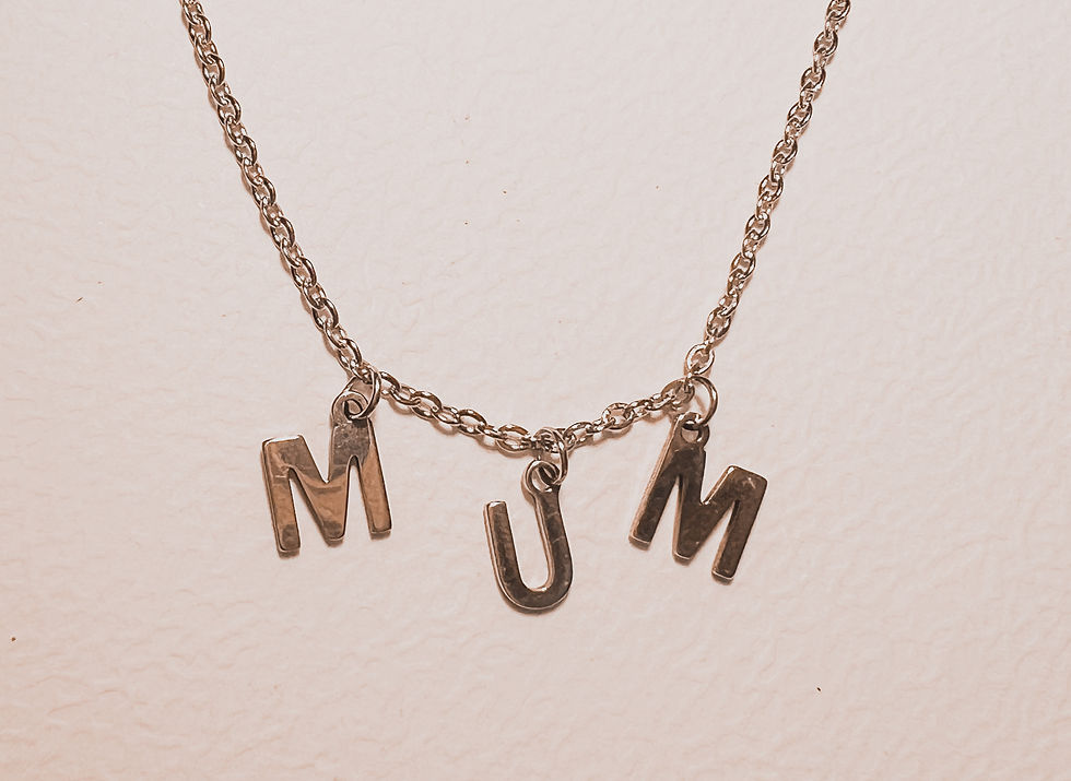 Miniature : collier "lettres"