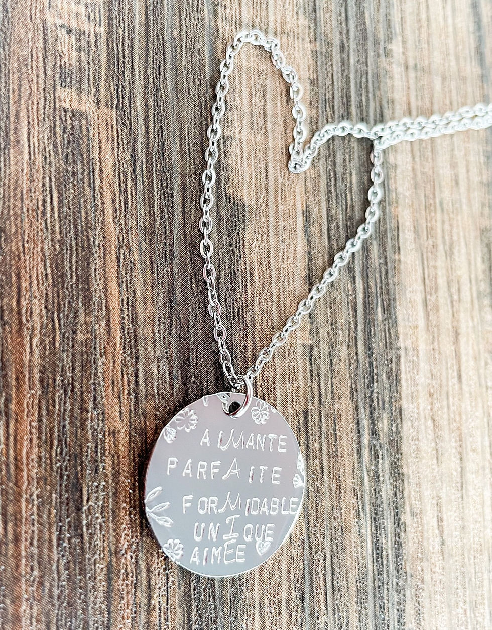 Miniature : Collier « Scrabble »
