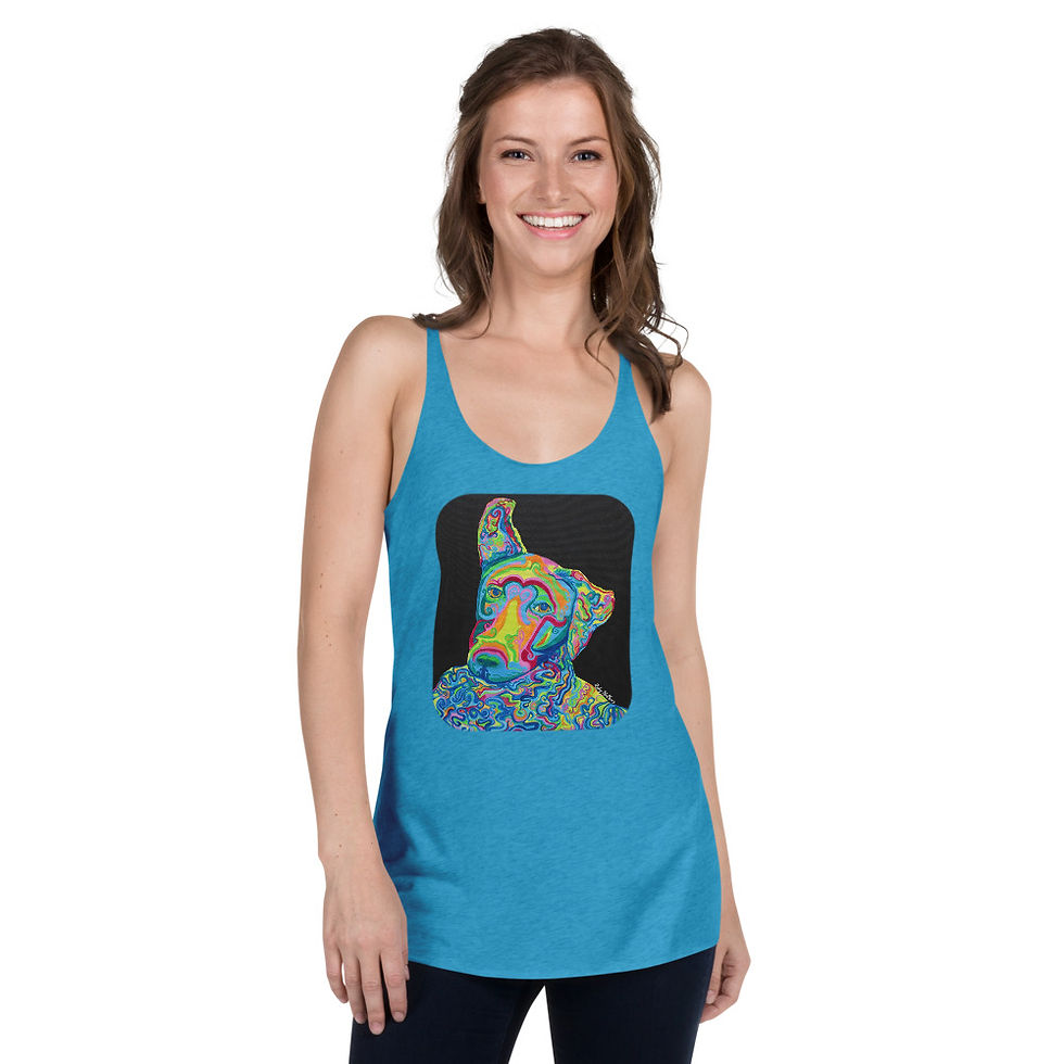 Thumbnail: Women's Racerback Tank - "Lana Feeling Funky"