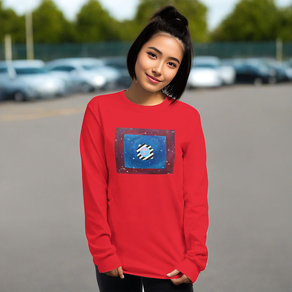 Thumbnail: "Parallel Realities" - Men’s Long Sleeve Shirt