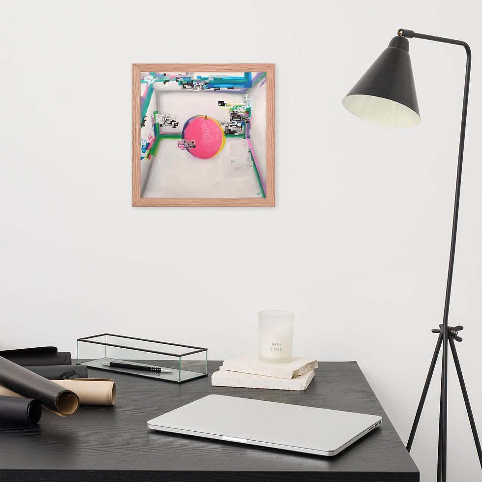 Thumbnail: "The Glitch" - Framed Print