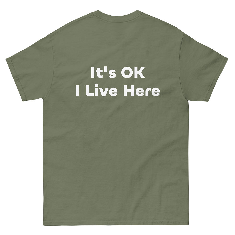 Thumbnail: "It's OK, I Live Here" - Unisex classic tee