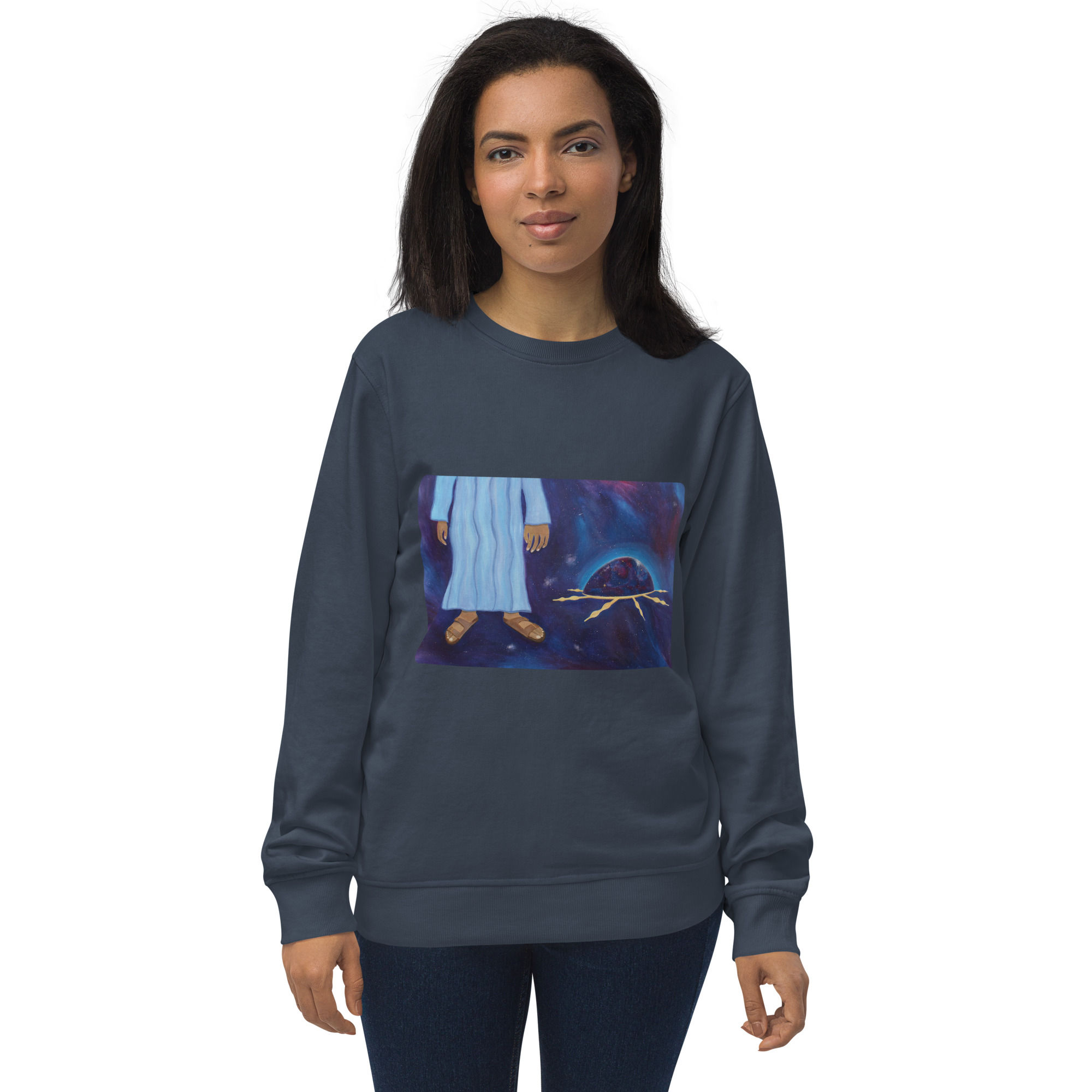 "Protected" - Unisex organic sweatshirt