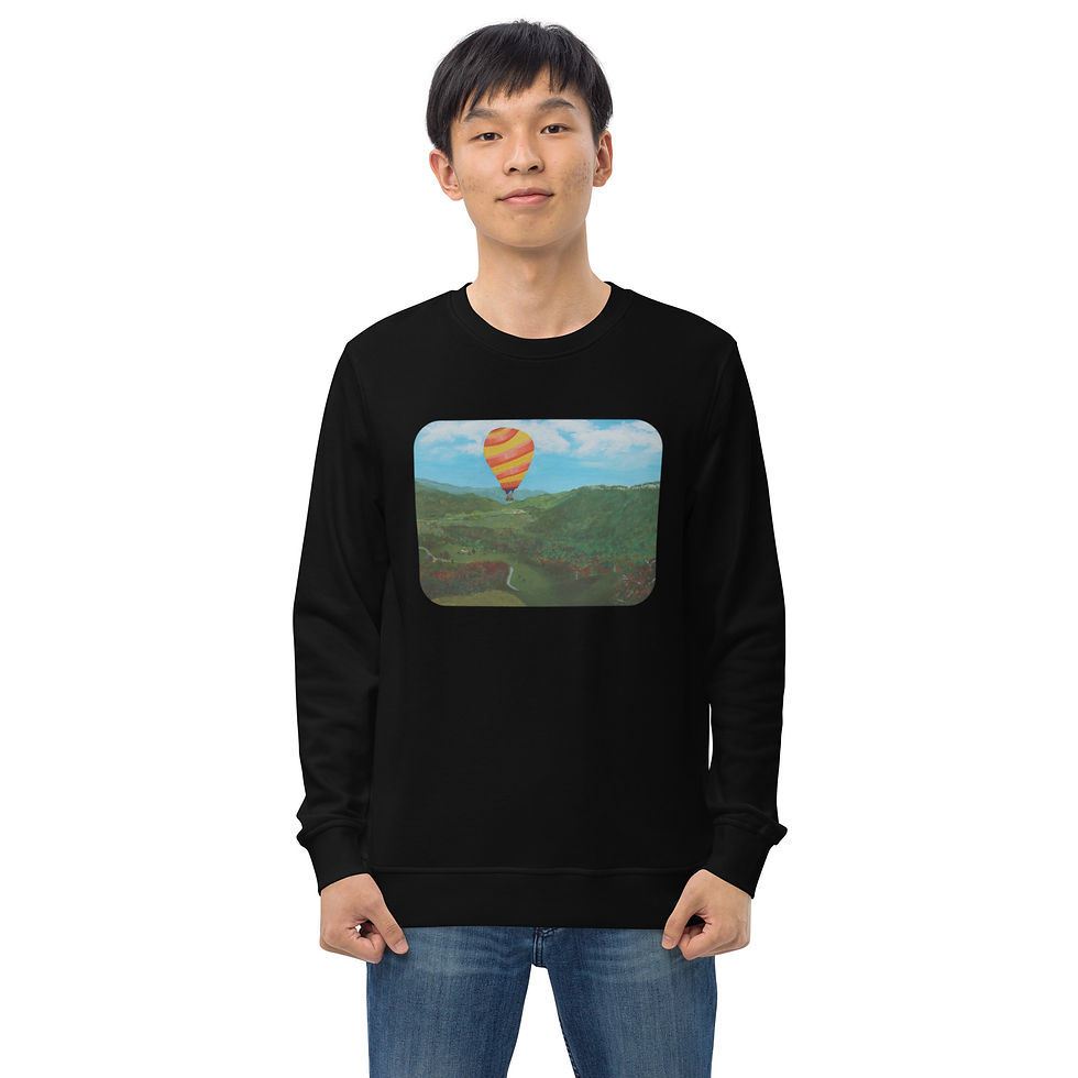 Thumbnail: "September in Highland County" - Unisex organic sweatshirt