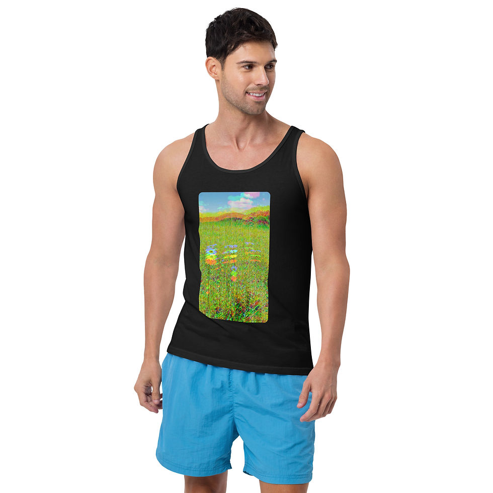 Thumbnail: "Technicolor Oxeye Daisies" - Unisex Tank Top