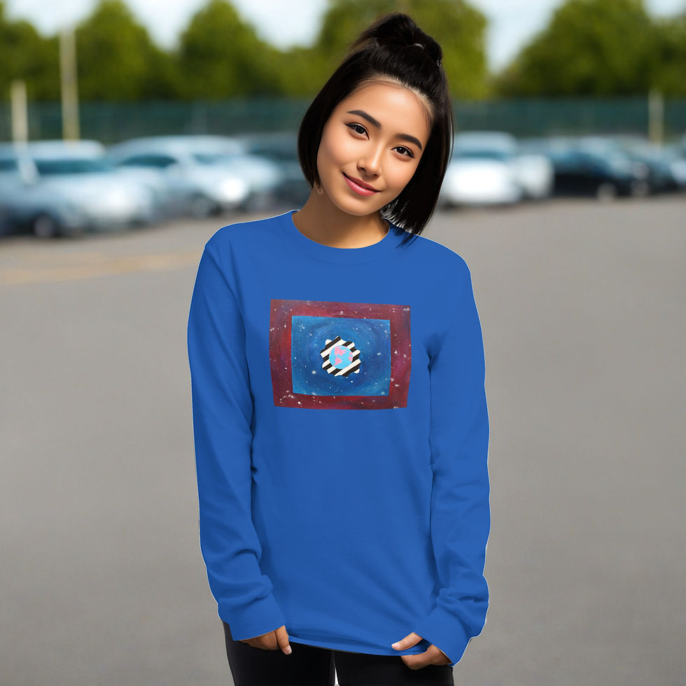 Thumbnail: "Parallel Realities" - Men’s Long Sleeve Shirt