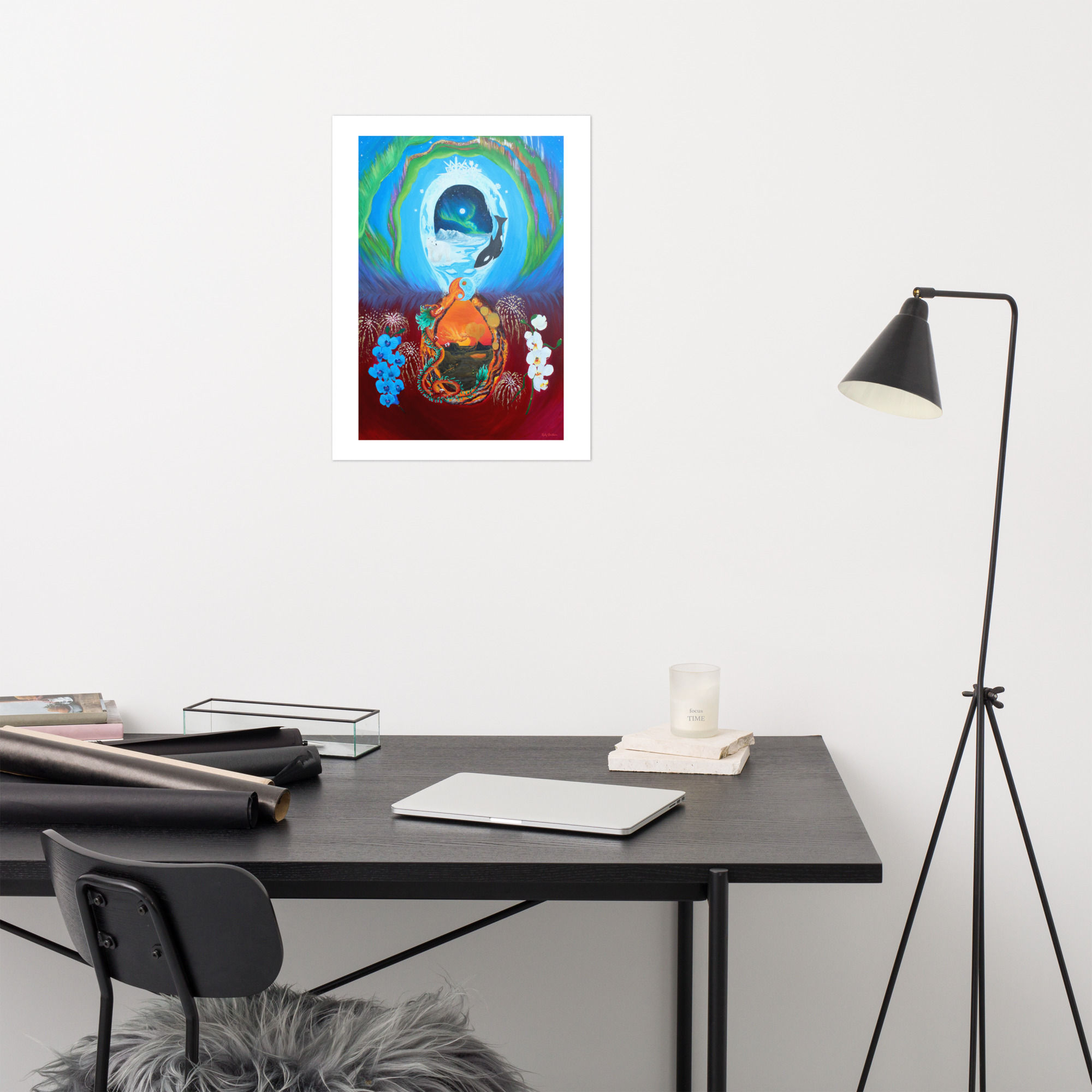 "Infinite Balance" - Print with White, Spaced Border*