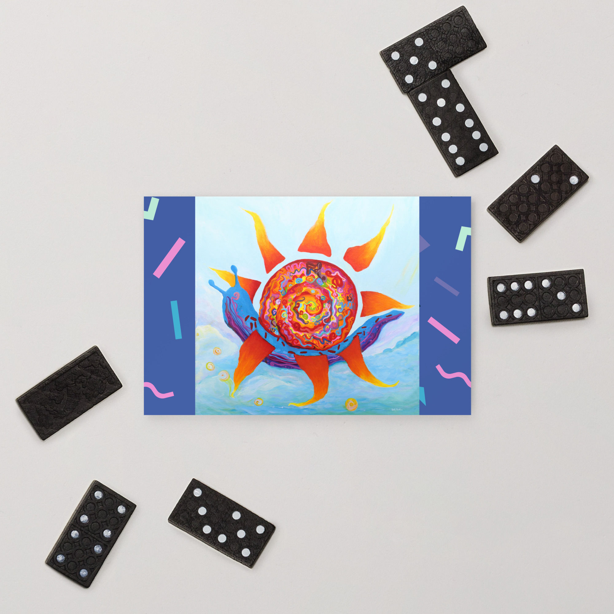 "Flow Slow & Shine" - Mini Card Print