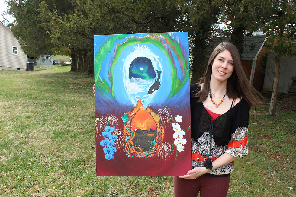 Thumbnail: "Infinite Balance" - Original Acrylic Canvas Painting