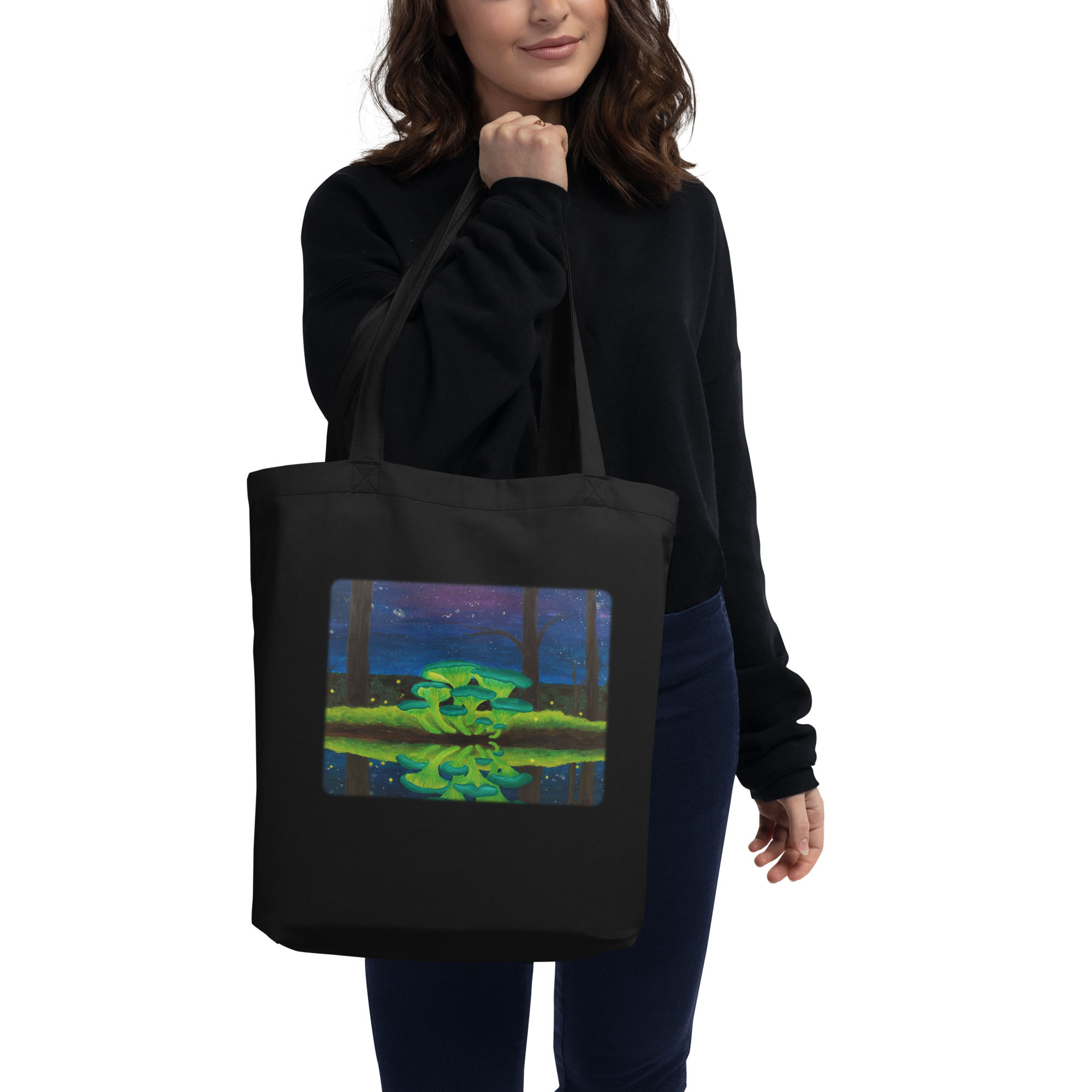 "Glowing Jack-o-Lanterns" - Eco Tote Bag