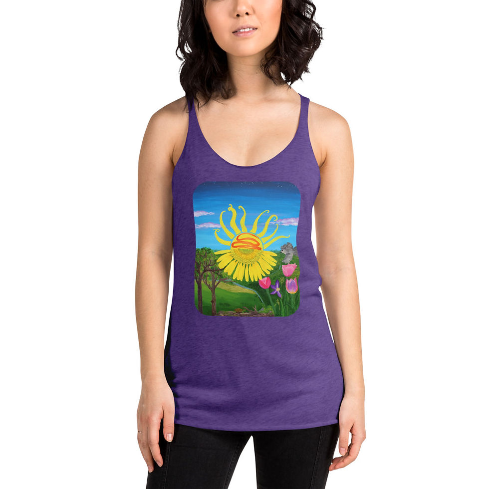 Thumbnail: Women's Racerback Tank - "Sunnyside"